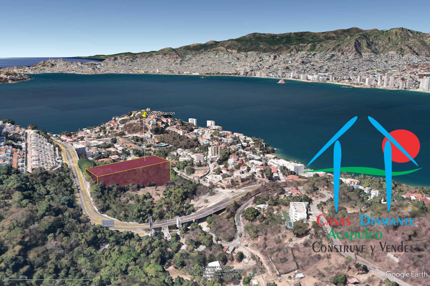 Terreno Guitarrón Lazo - Vista aérea 9